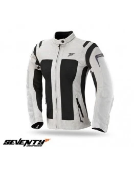 Geaca (jacheta) femei Touring Seventy vara model SD-JT46 - Alb ice,Negru