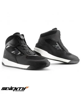 Ghete moto Urban Unisex Seventy model SD-BC10 culoare: Negru,Gri