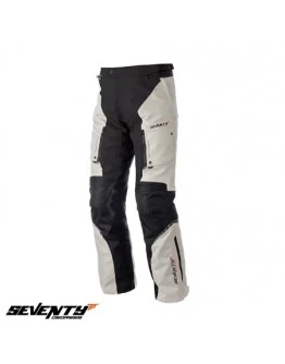 Pantaloni moto Touring unisex Seventy vara/iarna SD-PT1S Negru,Gri (varianta SD-PT1 scurta)