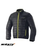 Geaca (jacheta) barbati Urban Seventy model SD-A5 culoare: negru/verde fluor - tip Softshell - greutate redusa - Negru/galben fluor
