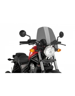Parbriz PUIG NEW. GEN TOURING 9462F fumuriu inchis HONDA REBEL 500 C/DARK HONDA REBEL 500 C/DARK