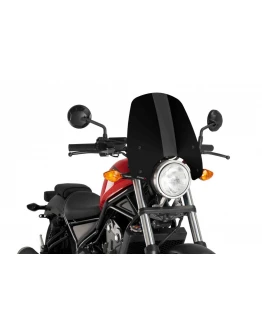 Parbriz PUIG NEW. GEN TOURING 9462N Negru HONDA REBEL 500 HONDA REBEL 500