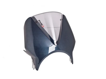 Windshield PUIG RETROVISIONS carbon look smoke