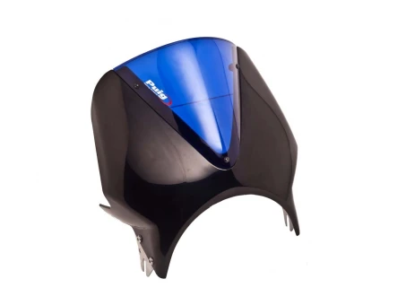 Windshield PUIG RETROVISIONS matt black Albastru