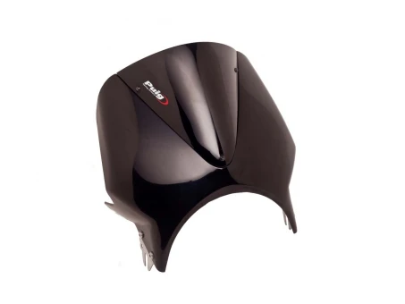 Windshield PUIG RETROVISIONS matt black Negru