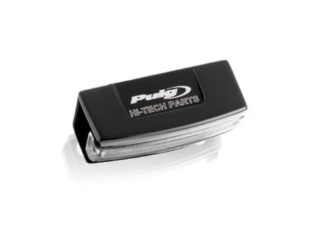 Licence support light PUIG Negru alu with LEDs