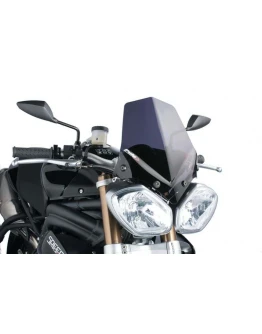 Parbriz PUIG NEW. GEN SPORT 5658F fumuriu inchis SPEED TRIPLE 11-15/R 12-15/STREET 11-17 SPEED TRIPLE 11-15/R 12-15/STREET 11-17