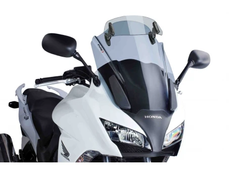 Windscreen PUIG TOURING WITH VISOR smoke