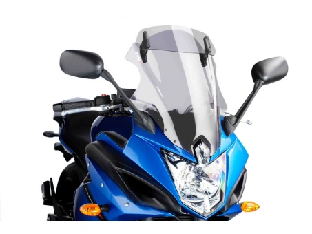 Windscreen PUIG TOURING WITH VISOR smoke