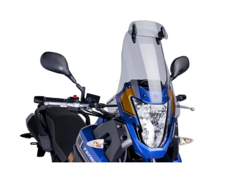 Windscreen PUIG TOURING WITH VISOR smoke
