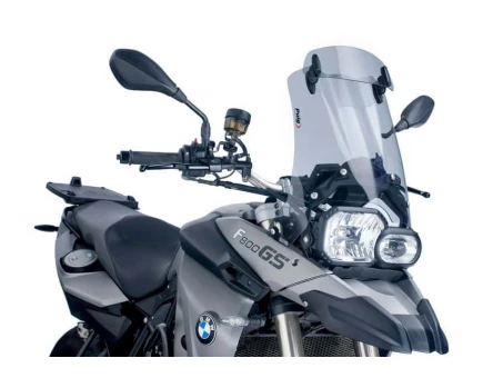 Windscreen PUIG TOURING WITH VISOR smoke