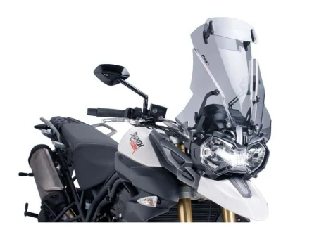 Windscreen PUIG TOURING WITH VISOR smoke