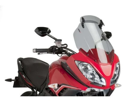 Windscreen PUIG TOURING WITH VISOR smoke