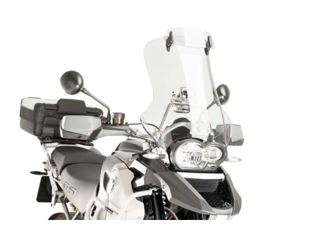 Multiadjustable visor PUIG fixed by screws transparent