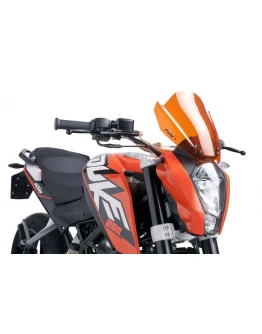 Parbriz PUIG NEW. GEN SPORT 6275T portocaliu KTM 125/200/390 KTM 125/200/390
