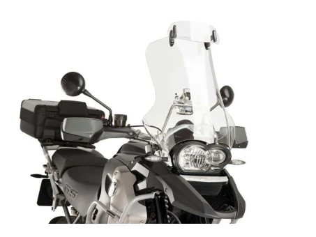 Multiadjustable visor PUIG clip-on transparent