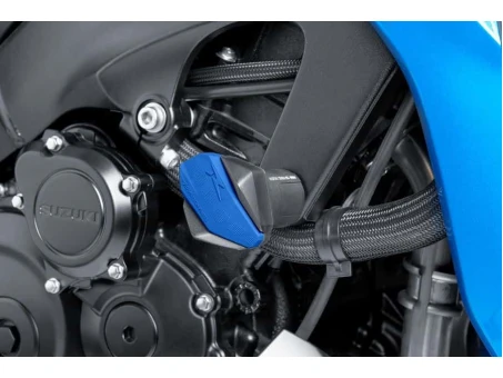 Spare rubber end protector PUIG R12 Albastru
