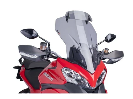 Windscreen PUIG TOURING WITH VISOR smoke