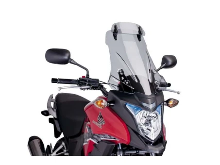 Windscreen PUIG TOURING WITH VISOR smoke