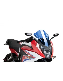 Parbriz PUIG RACING 7003A Albastru HONDA CBR650F 14'-17' HONDA CBR650F 14'-17' HONDA CBR650F 14'-17'