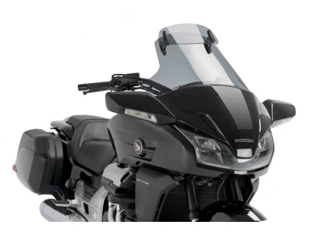 Windscreen PUIG TOURING WITH VISOR smoke