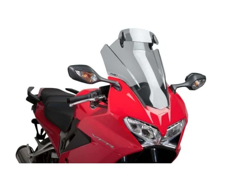 Windscreen PUIG TOURING WITH VISOR smoke