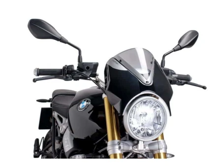 Windshield PUIG RETROVISION matt black smoke