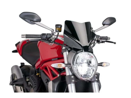 Windshield PUIG NEW. GEN SPORT Negru