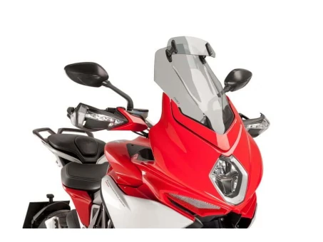 Windscreen PUIG TOURING WITH VISOR smoke