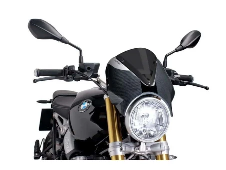 Windshield PUIG RETROVISION carbon look dark smoke