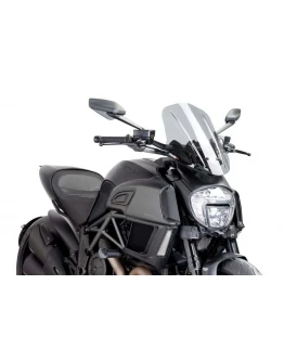Parbriz PUIG NEW. GEN TOURING 7570H fumuriu NEW GENERATION TOURING DIAVEL 14'-17' NEW GENERATION TOURING DIAVEL 14'-17' NEW GENERATION TOURING DIAVEL 14'-17'