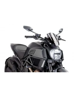 Parbriz PUIG NEW. GEN SPORT 7592F fumuriu inchis SPORT DUCATI DIAVEL 14-17' SPORT DUCATI DIAVEL 14-17'