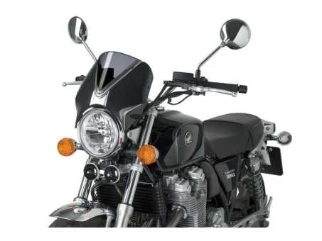 Windshield PUIG RETROVISION matt black smoke