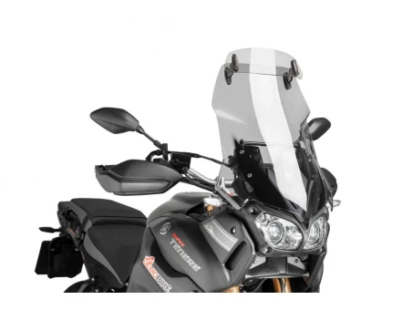 Windscreen PUIG TOURING WITH VISOR smoke