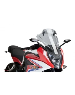 Parbriz PUIG TOURING cu VISOR 7601H fumuriu WITH VISOR HONDA CBR650F 14'-17' WITH VISOR HONDA CBR650F 14'-17' WITH VISOR HONDA CBR650F 14'-17'