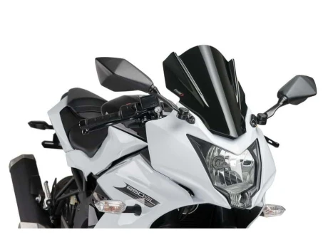 Windscreen PUIG RACING Negru