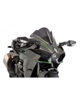 Parbriz PUIG RACING 7631F fumuriu inchis KAWASAKI NINJA H2/H2R 15'-17' KAWASAKI NINJA H2/H2R 15'-17' KAWASAKI NINJA H2/H2R 15'-17'