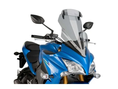 Windscreen PUIG TOURING WITH VISOR smoke