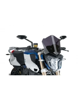 Parbriz PUIG NEW. GEN SPORT 7650F fumuriu inchis BMW F800R 15'-17' BMW F800R 15'-17'