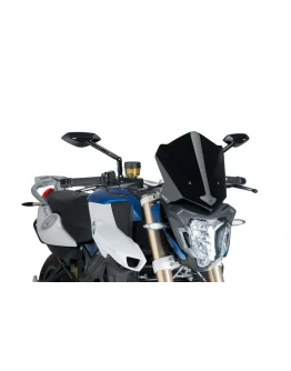 Parbriz PUIG NEW. GEN SPORT 7650N Negru BMW F800R 15'-17' BMW F800R 15'-17'