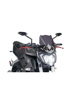 Parbriz PUIG NEW. GEN SPORT 7654F fumuriu inchis YAMAHA MT-125 YAMAHA MT-125