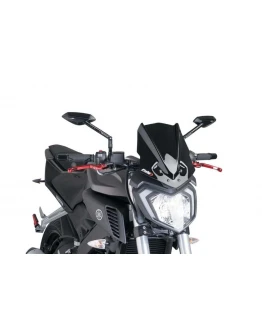 Parbriz PUIG NEW. GEN SPORT 7654N Negru YAMAHA MT-125 YAMAHA MT-125