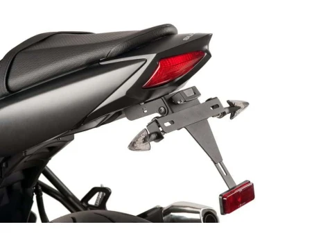 Adjustable license support PUIG Negru