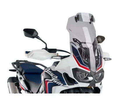 Windscreen PUIG TOURING WITH VISOR smoke