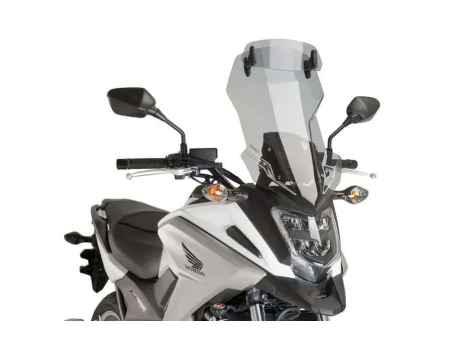 Windscreen PUIG TOURING WITH VISOR smoke