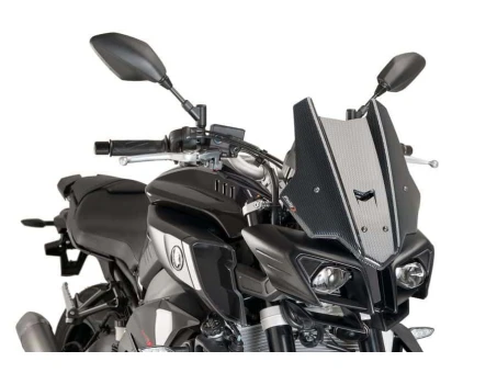 Windscreen PUIG RACING carbon look