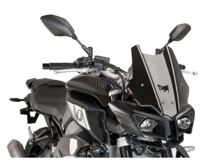 Windscreen PUIG RACING Negru