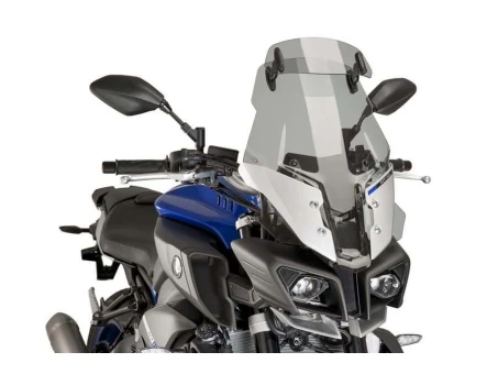 Windscreen PUIG TOURING WITH VISOR smoke