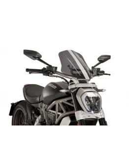 Parbriz PUIG NEW. GEN TOURING 8922H fumuriu R. TOURING DUCATI X DIAVEL/S R. TOURING DUCATI X DIAVEL/S