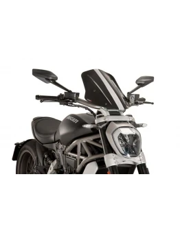 Parbriz PUIG NEW. GEN TOURING 8922N Negru R. TOURING DUCATI X DIAVEL/S R. TOURING DUCATI X DIAVEL/S